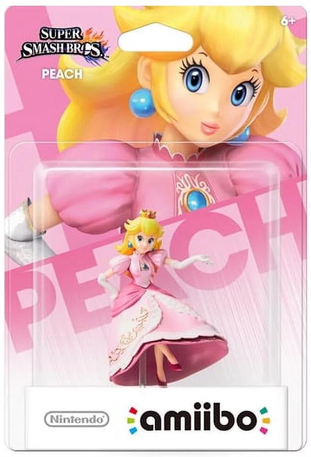 Figura Amiibo Super Smash Bros Peach Amiibo NSW