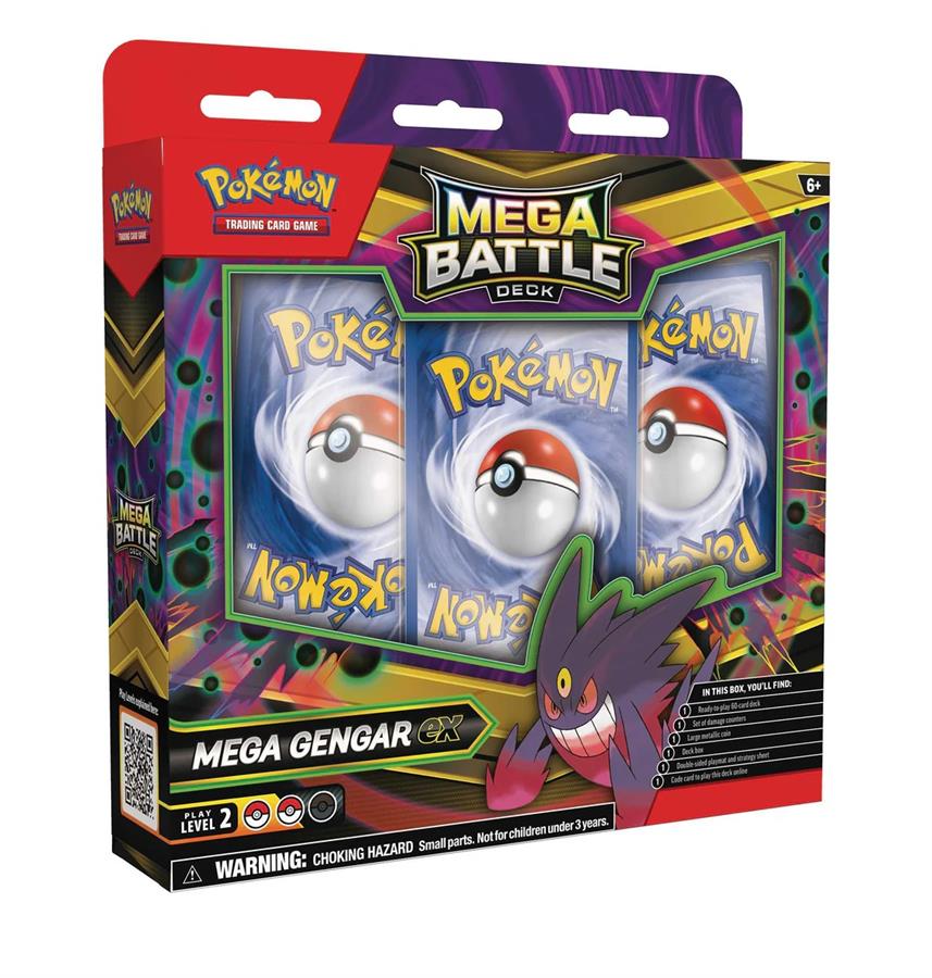 Cartas Pokemon Mega Battle Deck Mega Gengar EX Español TCG