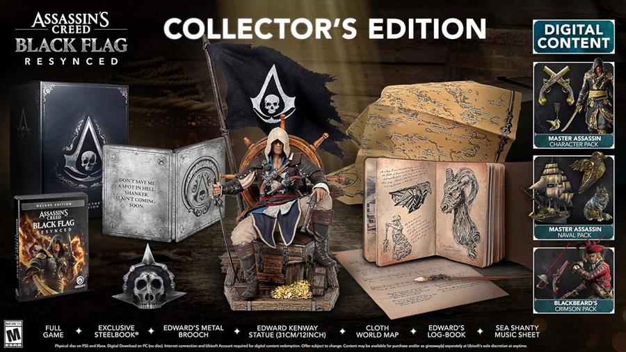 Juego Playstation 5 Assassin's Creed Black Flag Resynced Collector's Edition PS5