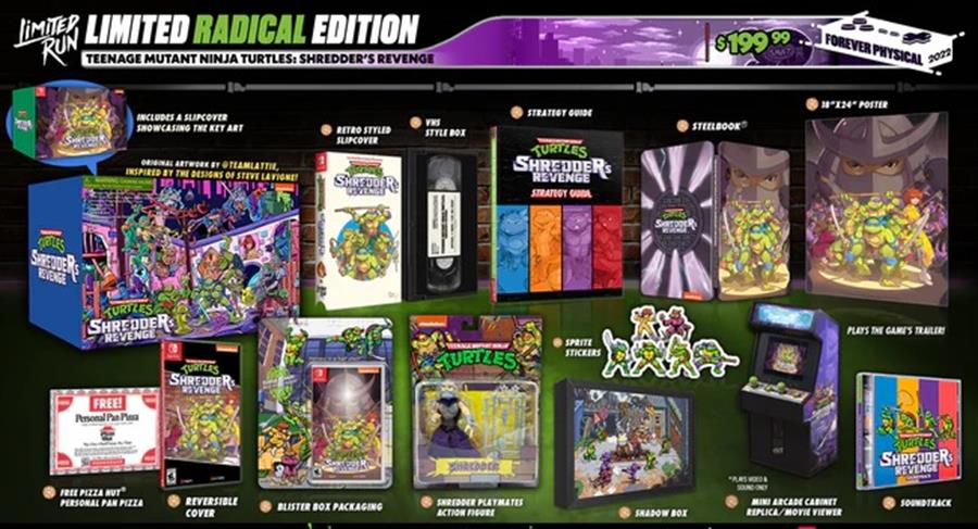 Juego Playstation 4 Teenage Mutant Ninja Turtles Shredder's Radical Edition #LTD RUN PS4