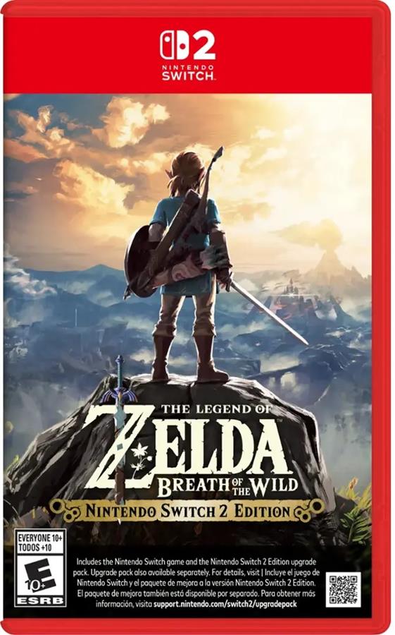 Juego Nintendo Switch 2 The Legend of Zelda: Breath of the Wild NSW2