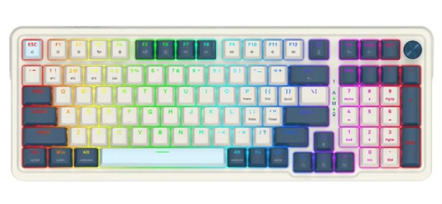 Teclado Redragon Eisa Pro K686WB Blue/White