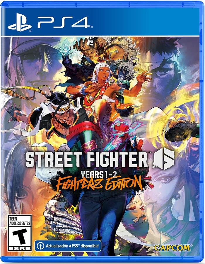 Juego Playstation 4 Street Fighter 6 Years 1-2 Fighters Edition PS4
