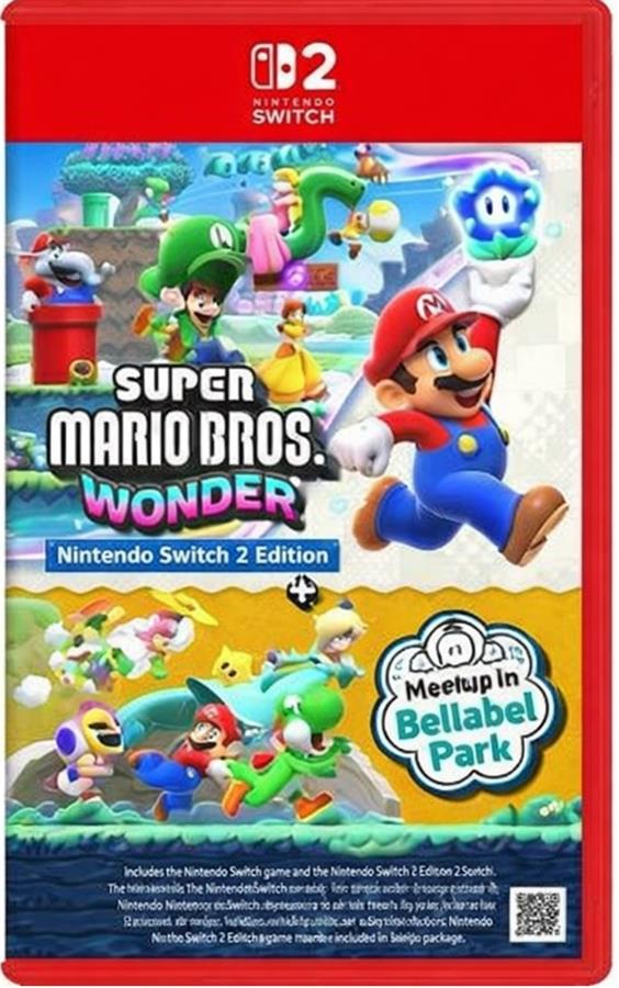 Juego Nintendo Switch 2 Super Mario Bros Wonder + Meetup in Bellabel Park NSW2
