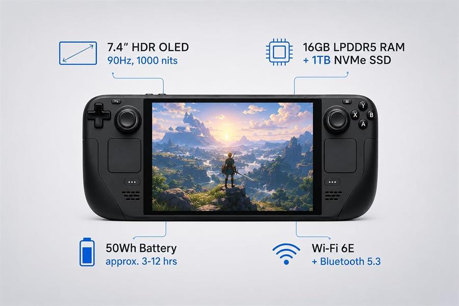Consola Steam Deck OLED 1TB
