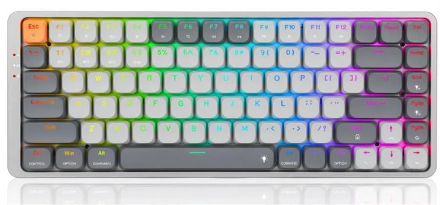 Teclado Redragon Azure K652GG-RGB-PRO Grey