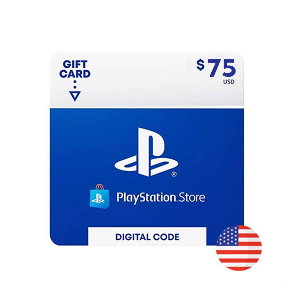 Tarjeta Digital Playstation Gift Card 75 usd PSN Store Región USA Sony