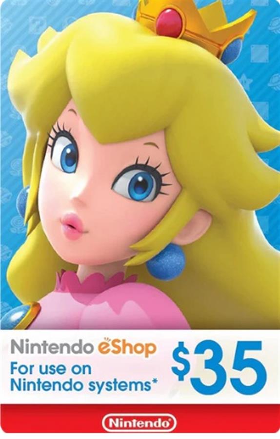 Tarjeta Digital Nintendo Gift Card 35 USD eShop Región USA