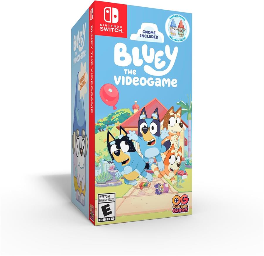 Juego Nintendo Switch BLUEY The Videogame Gnome Plush Bundle NSW