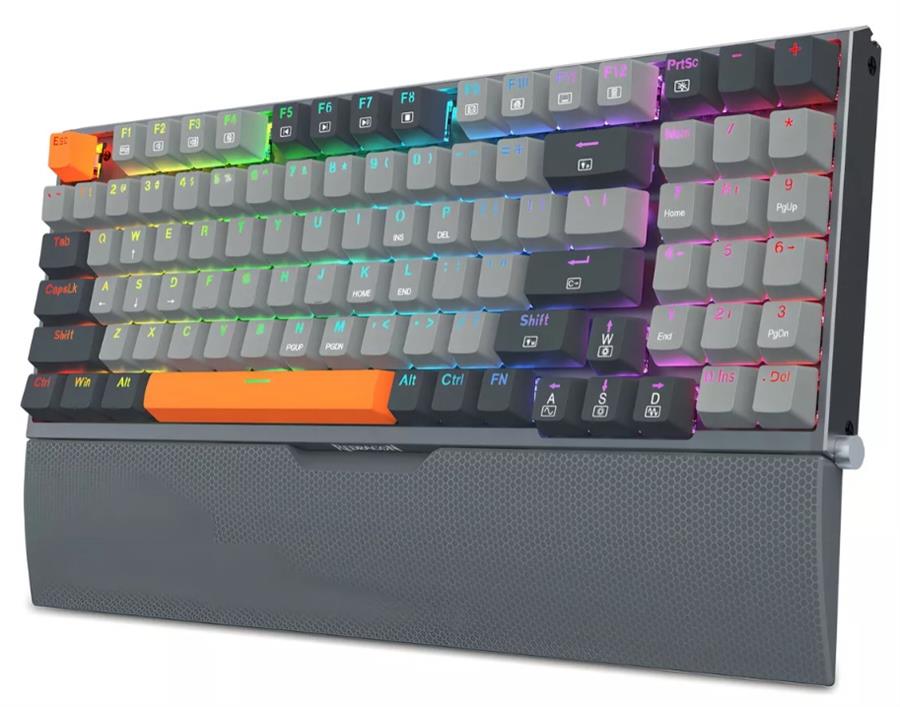 Teclado Redragon Olaf K648-RGB Black/Grey