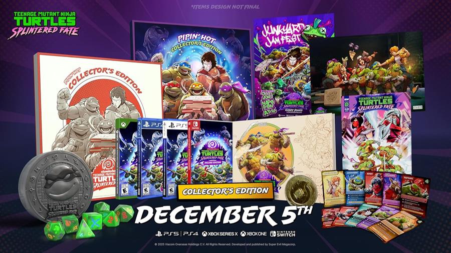 Juego Playstation 5 Teenage Mutant Ninja Turtles: Splintered Fate Pipin’ Hot Collector’s Edition PS5