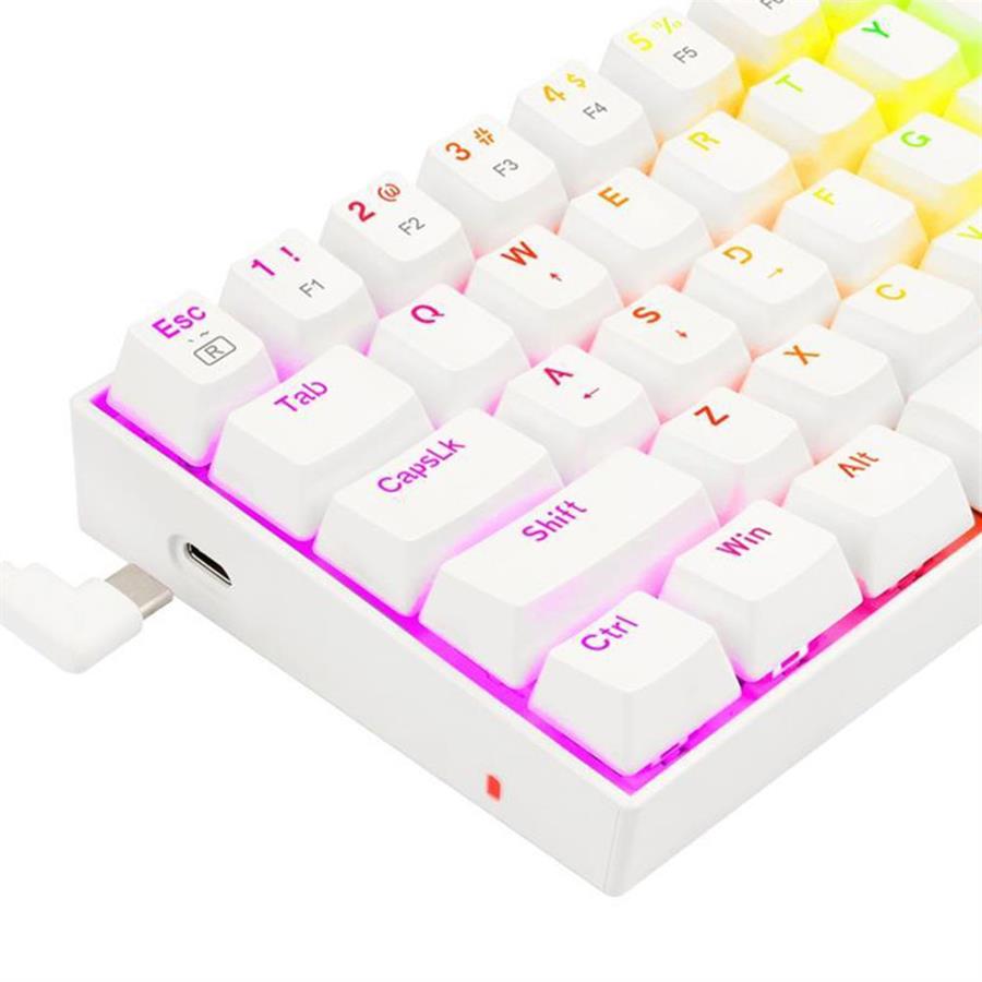 Teclado Redragon Dragonborn K630W-RGB White