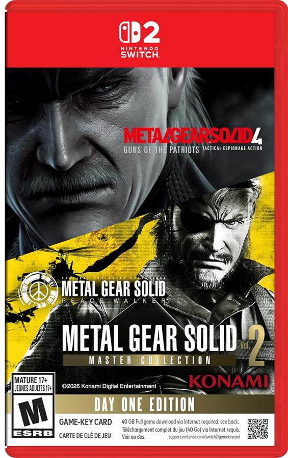 Juego Nintendo Switch 2 Metal Gear Solid Master Collection Vol.2 DAY ONE EDITION NSW2