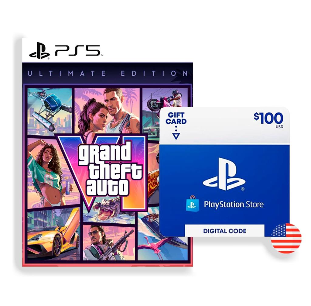 GTA 6 ULTIMATE EDITION (STORE USA) — 100 USD PSN CARD