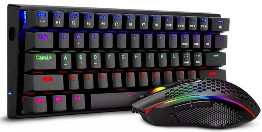 Kit 2 en 1 T-Dagger Main Force Teclado y Mouse T-TGS008 RGB Negro