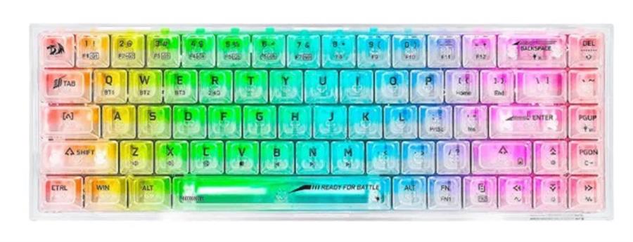 Teclado Redragon Fizz K617CT-RGB Transparent