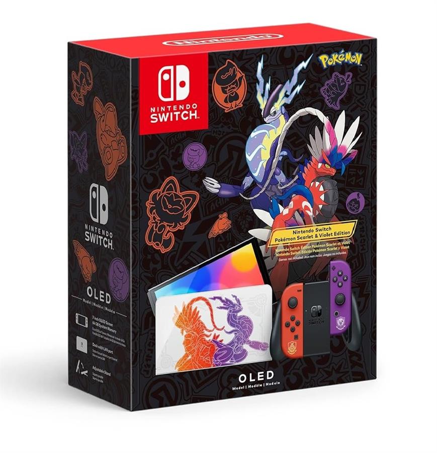 Consola Nintendo Switch Oled 64Gb Pokemon Scarlet & Violet