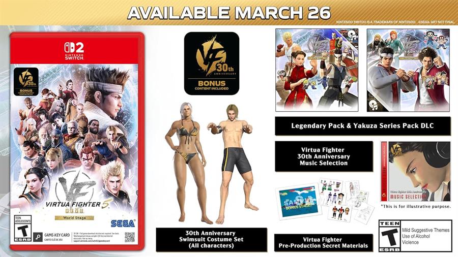 Juego Nintendo Switch 2 Virtua Fighter 5 R.E.V.O. World Stage [30th Anniversary Edition] NSW2