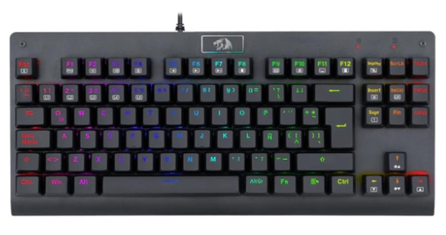 Teclado Redragon Dark Avenger K568RGB Español Black