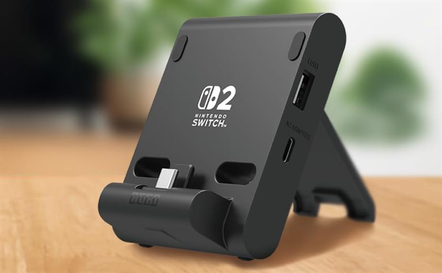 Cargador Nintendo Switch 2 Hori Dual USB Stand NSW2