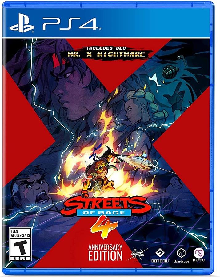 Juego Playstation 4 Streets of Rage 4 Anniversary Edition PS4